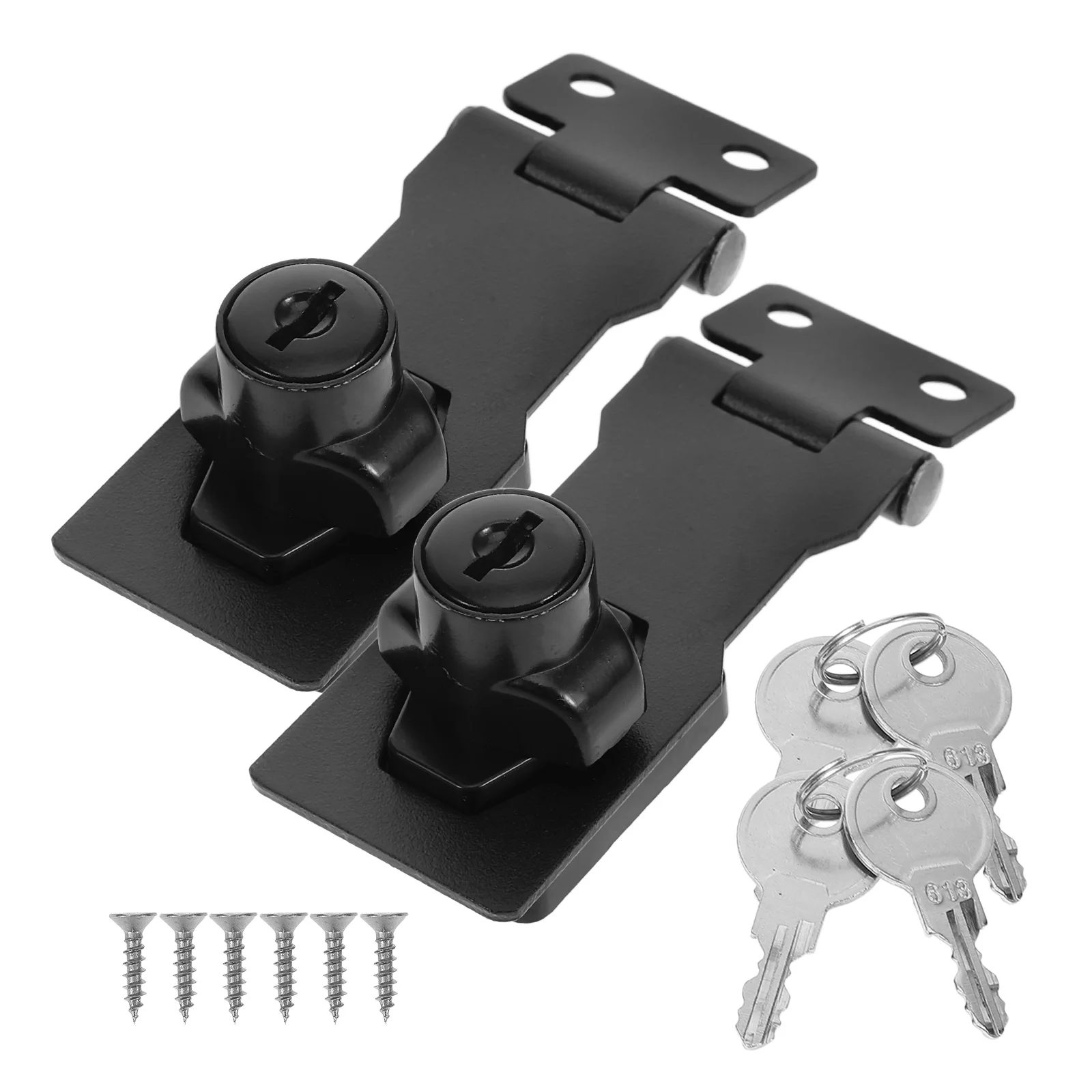 

2pcs Stainless Steel Heavy Duty Cabinet Bolt Bedroom Screen Latch Durable Screws Easy Installation Wardrobe Door