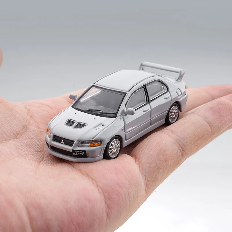 1/64 Mitsubishi Lancer Evolution EVO Family JDM Initial D Toy Car Model JKM 1:64 Free Wheels Diecast Metal Alloy Collection Gift