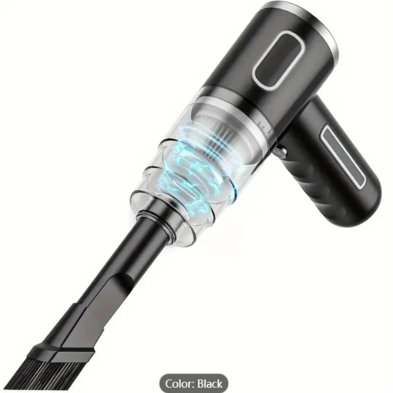 Upgraded Version, Portable Cordless Hand-held Vacuum Cleaner, Cyclone Suction Wireless Vacuum Cleaner. Echargeable Strong Suctio