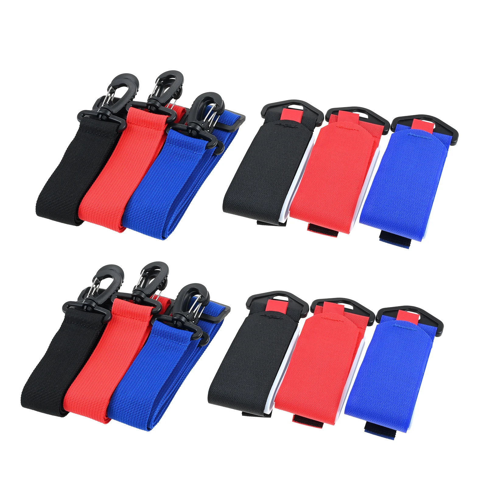 

2 Sets Ski Shoulder Strap 70-125cm Adjustable Carrier Straps For Ski And Pole Skiing Snowboarding Accessories