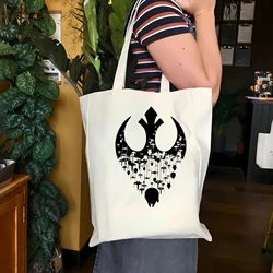 MINISO Star wars Rebel graphic tote bag Resistance canvas bag Disney Fan Fun Graphic shoulder bag Star wars tote bag Disney Gift