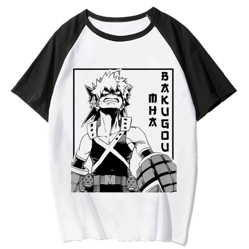 Bakugo t shirt women harajuku top girl Japanese manga clothing