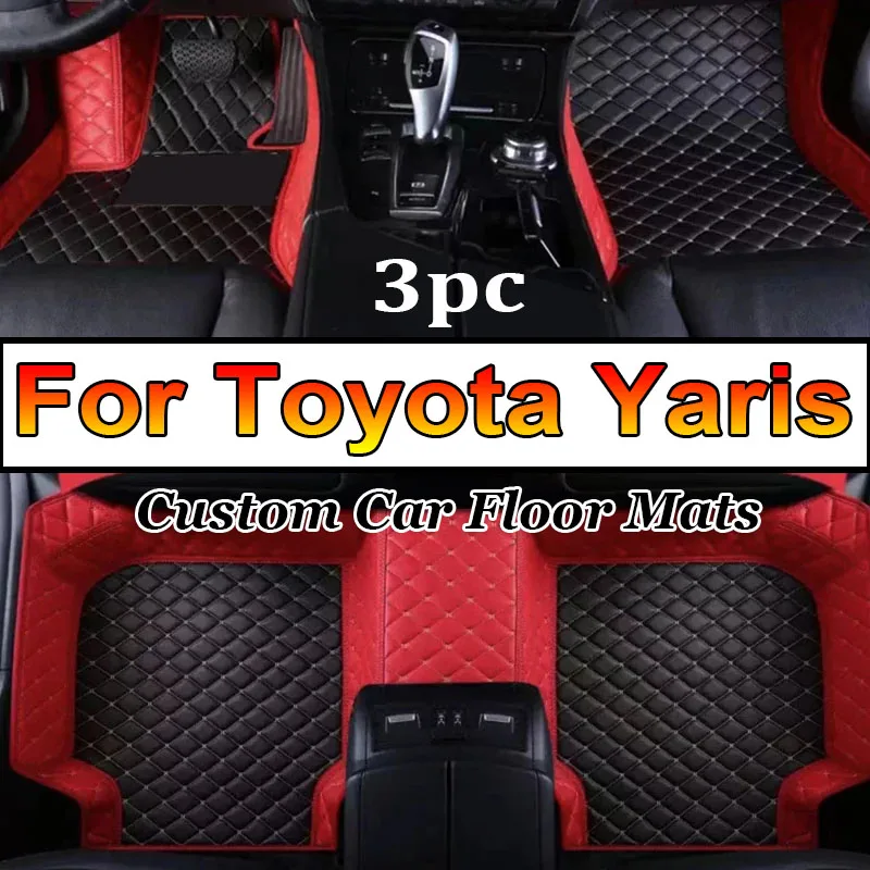 Car Floor Mats For Toyota Yaris Hybrid Mazda2 Hybrid MXPH11 2021 2022 2023 Waterproof Protective Pad Floor Cover Car Accessories