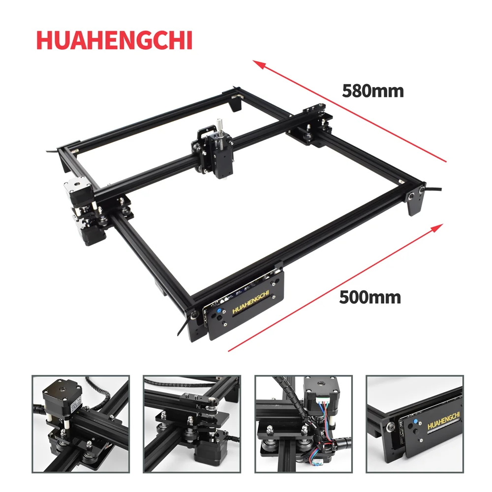 

Laser Engraving Cutting Marking Machine With 32-Bit Motherboard DIY Laser Printer CNC Router Laser Engraver without module head