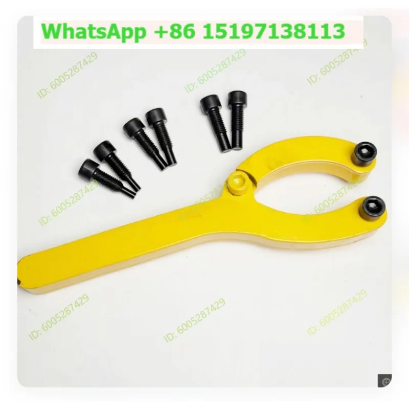 Excavator repair and oil seal wrench tool, 1 thickened two-grip wrench with 6 8 10MM screws