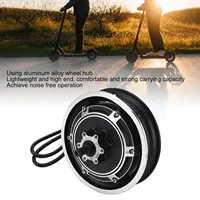 Motor de cubo de patinete eléctrico, 48V, 1000W, Motor de cubo de freno de disco sin escobillas para bicicleta eléctrica, neumático exterior de 10 pulgadas, Motor de cubo de 48V