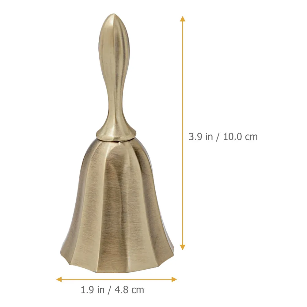 Dinner Call Bell Zinc Alloy Stable Performance Restaurant Bar Hotel Manual Vintage Desk Bell Christmas Bells Handbells