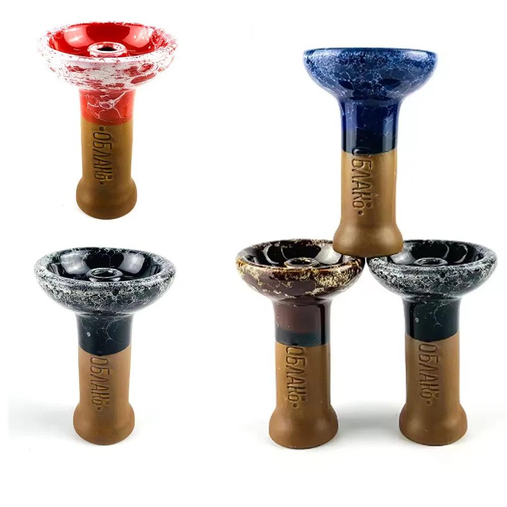 Cuenco de tabaco para cachimba, cerámica Oblako, tubería de agua, Chicha, Cachimbas, Shisha, Nargile, Sheesha, Narguile, accesorios para fumar, 1 ud.