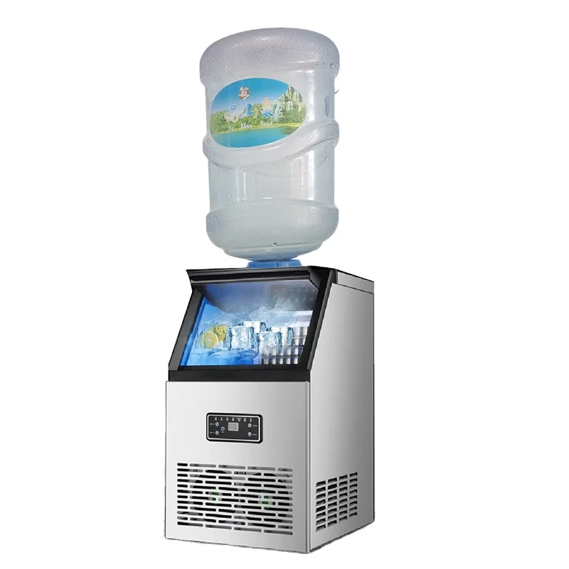 Factory 120kg Ice Crusher Machine Ice Cube Maker Fried Ice Cream Roll Machine in Selling