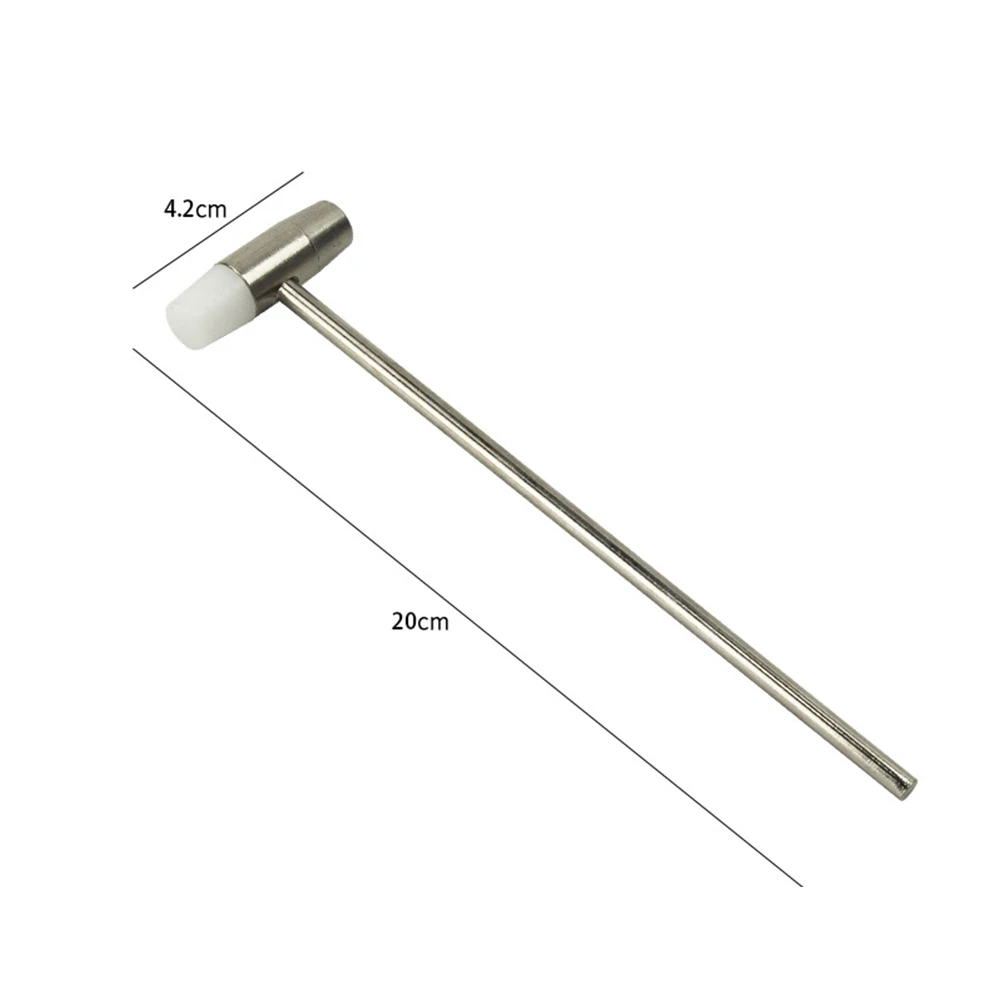 5 個の時計修理ツールセットブレスレットチェーンピンリムーバースリットストラップハンマーパンチピンストラップホルダー修理アクセサリーキット