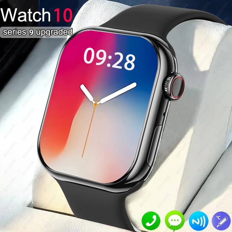 Series 10 For Apple Watch 10 GPS Men Smart Watch Women Siri NFC Bluetooth Call Waterproof Heart Rate Smartwatch For Android IOS