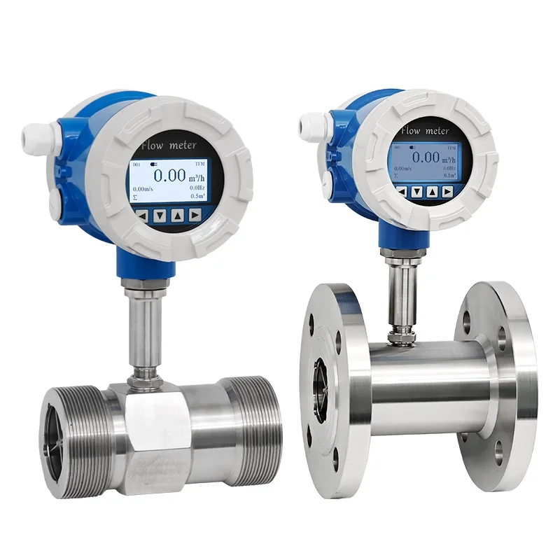 

Intelligent liquid turbine flowmeter pipeline high-precision digital display water oil methanol metering explosion-proof