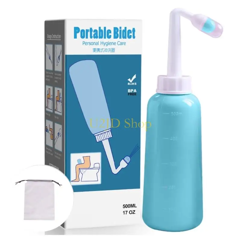 

U2JD Bidet Shower Travel Bag Bidets Bottle for Hand Toilet Sprayer Cleansing