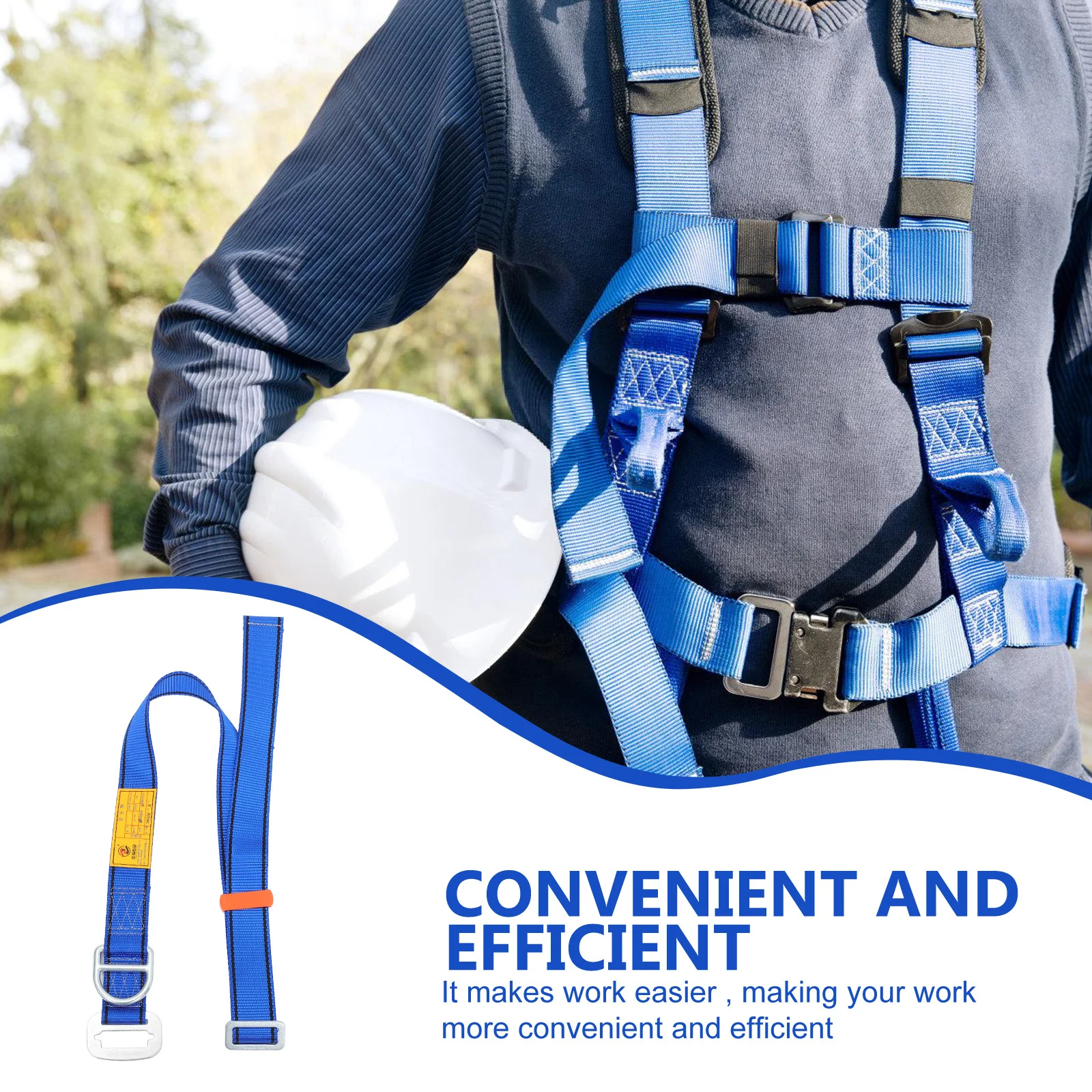 

Single Waist Safety Belt Protective Outdoor Construction Climbing Heavy Duty Safety Strap Mountaineering Work Insurance Belt