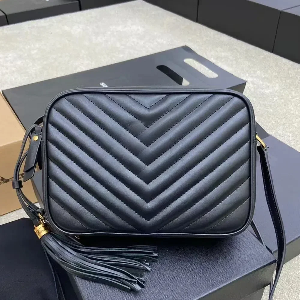

Designer Bag Lou Shoulder Camera High Quality Handbag Luxury Purse Black Classics Caviar CrossBody Classic Wallet