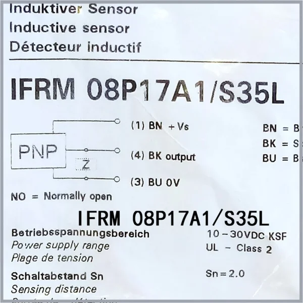 

New Ifrm 08p17a1s35l 08p1701l 08p1703l Photoelectric Sensor Brand New Original Spot Plc