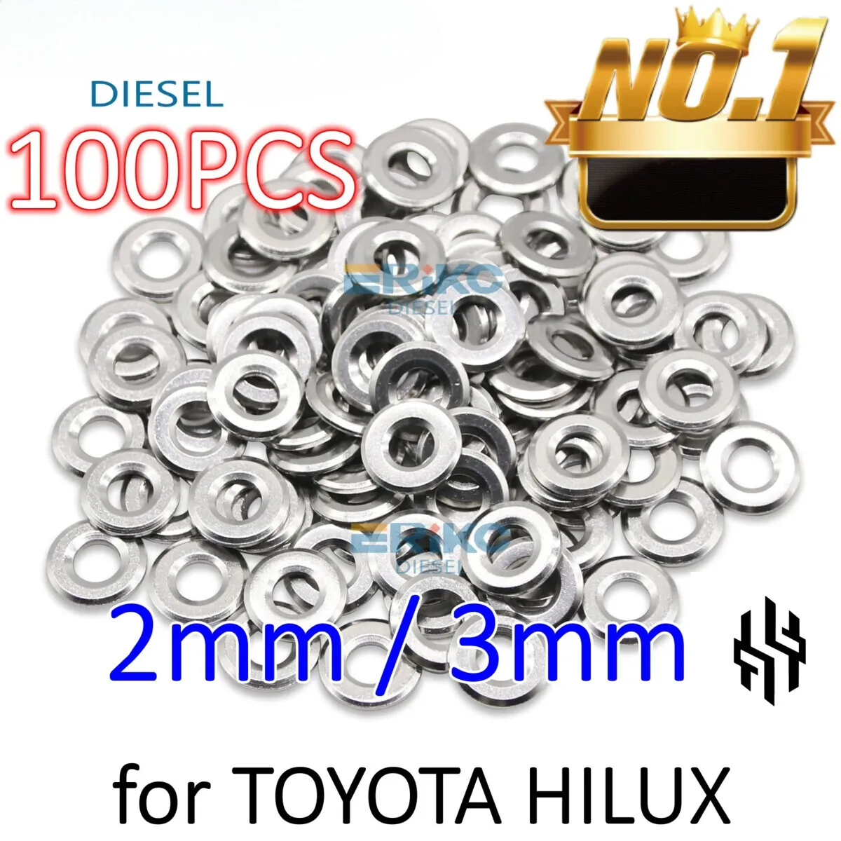 100PCS 2Mm 3Mm Dies…