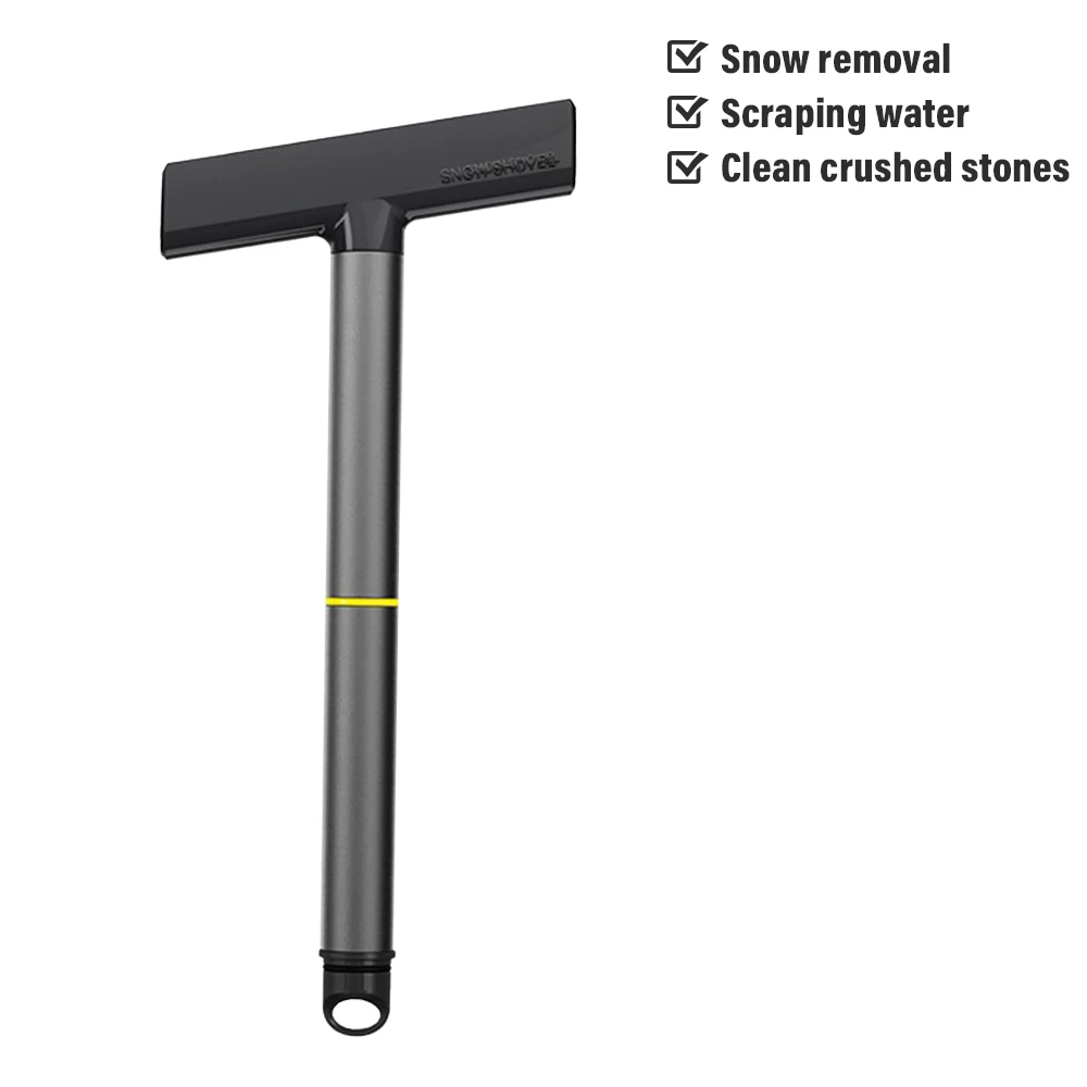 CAER Portable Rainy Glass Window Cleaning Tool Wiper 3 IN 1 Windshield Rearview Mirror Squeegee Brush TPU Snow Ice Shovel Tool