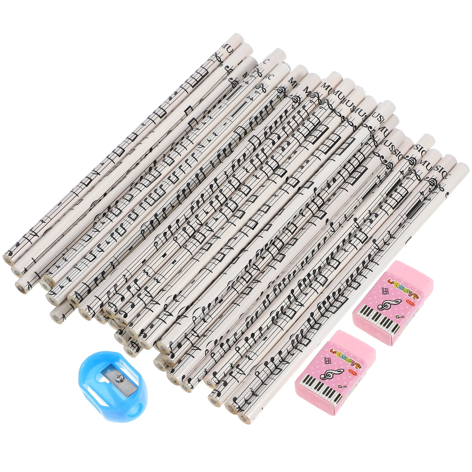 

36 Pcs School Musical Pencil Welcome Back to Pencils Boys Note Mechanical Eraser Preschool