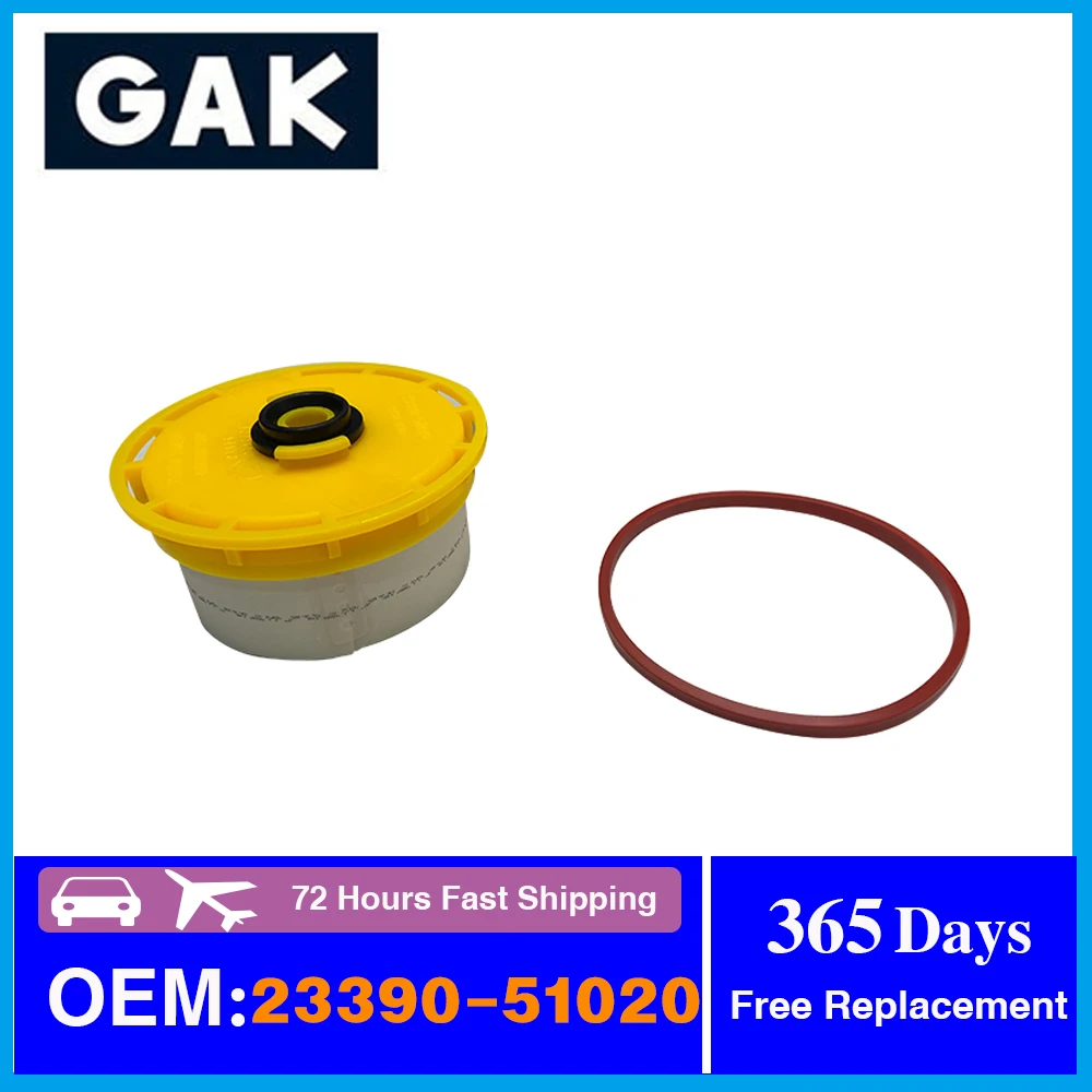 

GAK brand Fuel Filter For Toyota Land Cruiser 70 200 202 LEXUS LX450D 460 570 23390-51070 2339051070 23390-51020,23390-51070