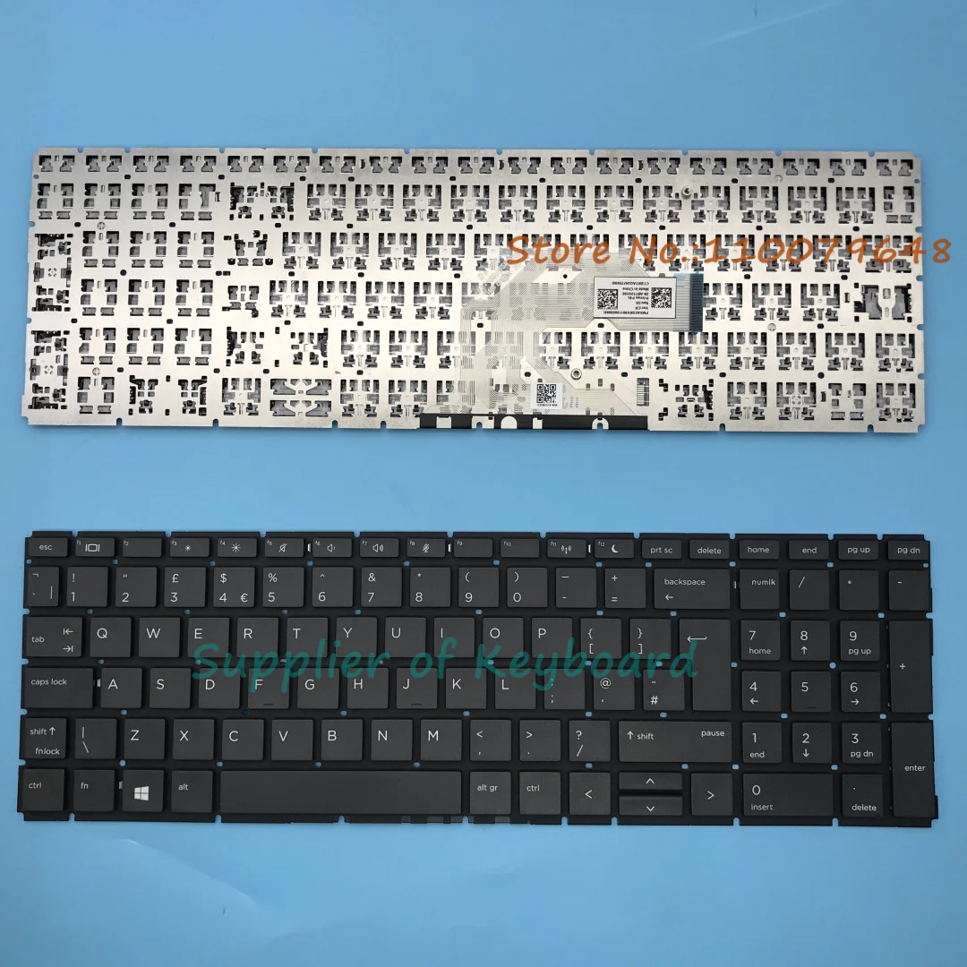 NEW English/UK/French/Latin Spanish Keyboard For HP Probook 450 G6,455 G6,450R G6,455R G7,450 G7,455 G7