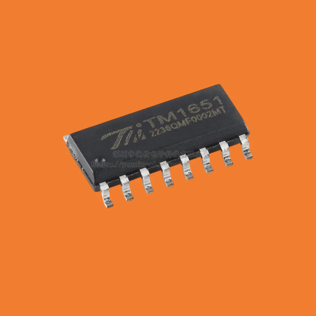 100pcs/TM1651(TA2007) new version SOP-16 LED driver control IC with keyboard scanning interface
