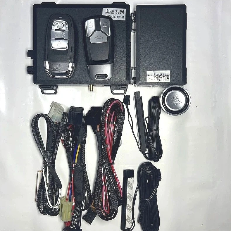 

Для Audi A4/Q5/S5/A5 2008-2017 без кнопки, добавление кнопочного запуску, система дистанционного запуска, система бесключевого доступа и управление телефоном
