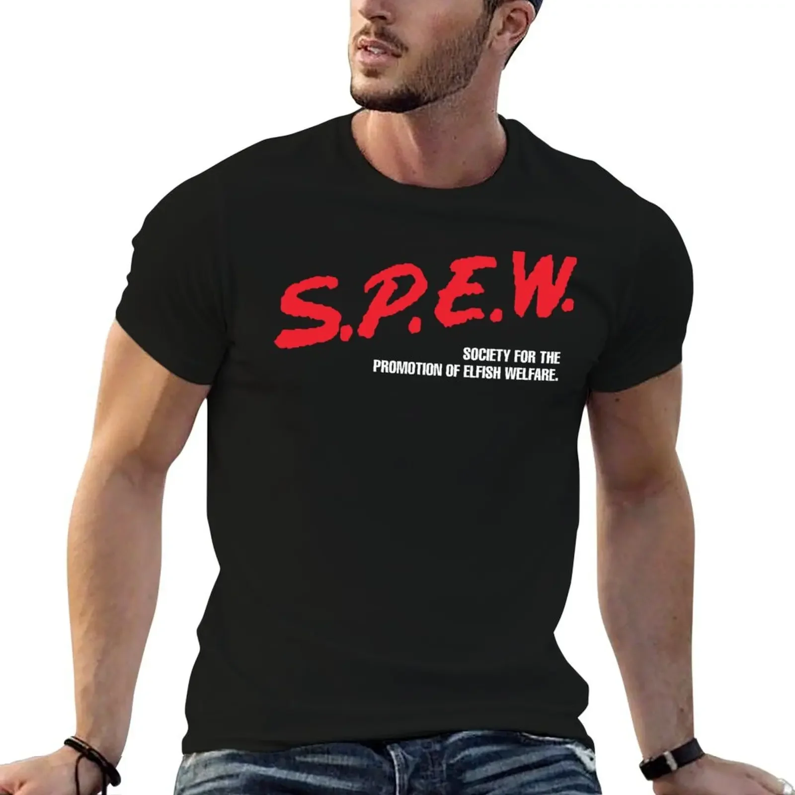 SPEW Society for the Promotion of Elfish Welfare s.p.e.w dare T-Shirt cheap stuff sweat new edition compression shirt men