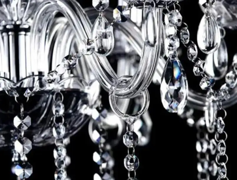 

Modern Lustre Crystal Chandeliers 4/5/6/8/10 Arms Optional Lustres De Cristal Chandelier LED Without Lampshade