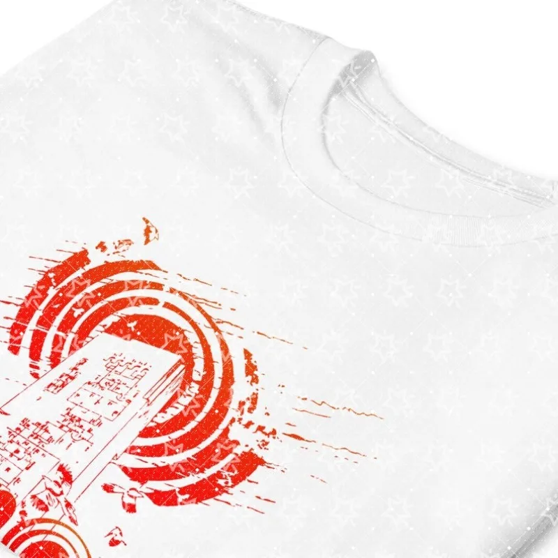 New Heavy Metal Series Band Support Short Sleeve Cotton Casual Fashion T-shirt Comfortable Surrounding T-shirt