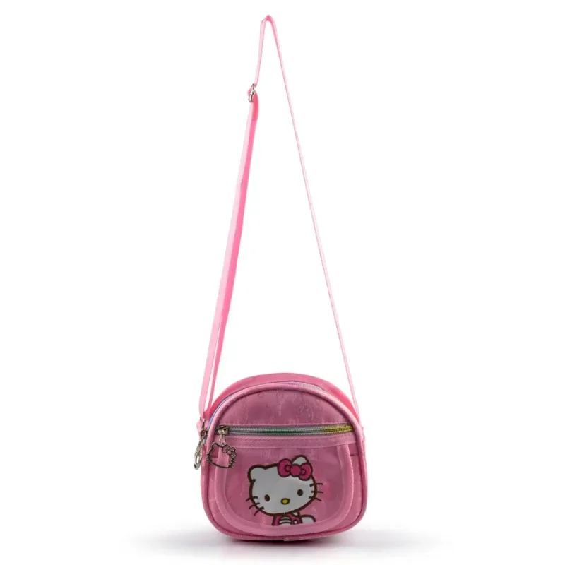 Hello Kitty Cute Cartoon Crossbody Bag Mini Design for Children's Travel Fashionable and Versatile Girl's Wallet 2024 New Spring