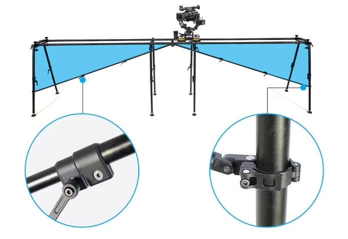 Greenbull BX300 1.6m Portable Motorized Video Dslr Electronic Camera Track Dolly Slider Dolly&rail 1.6 Meter 70KG