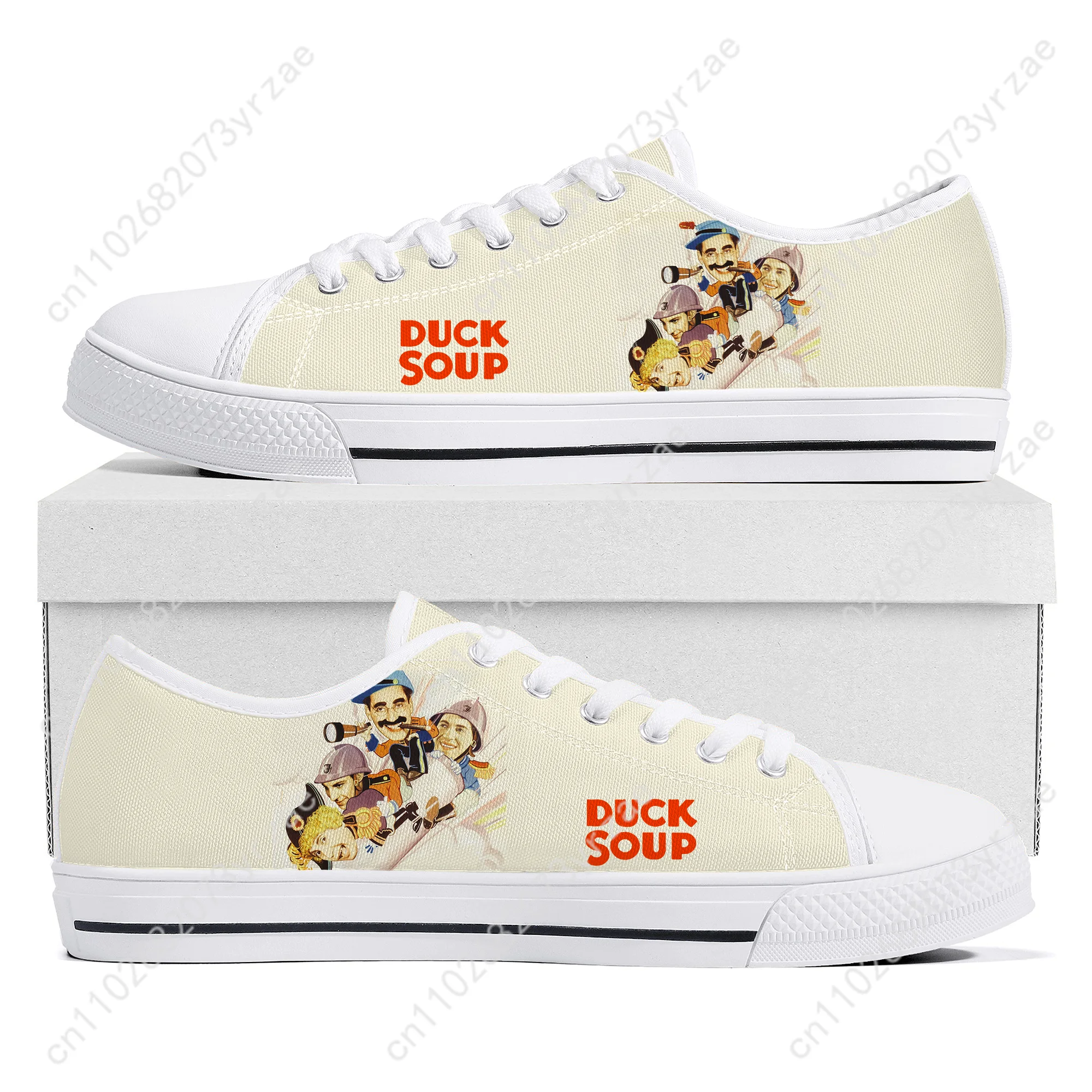 

Duck Soup Low Top High Quality Sneaker Mens Womens Teenager Canvas Sneaker Personalized Casual Shoes Patterns Customized Shoes
