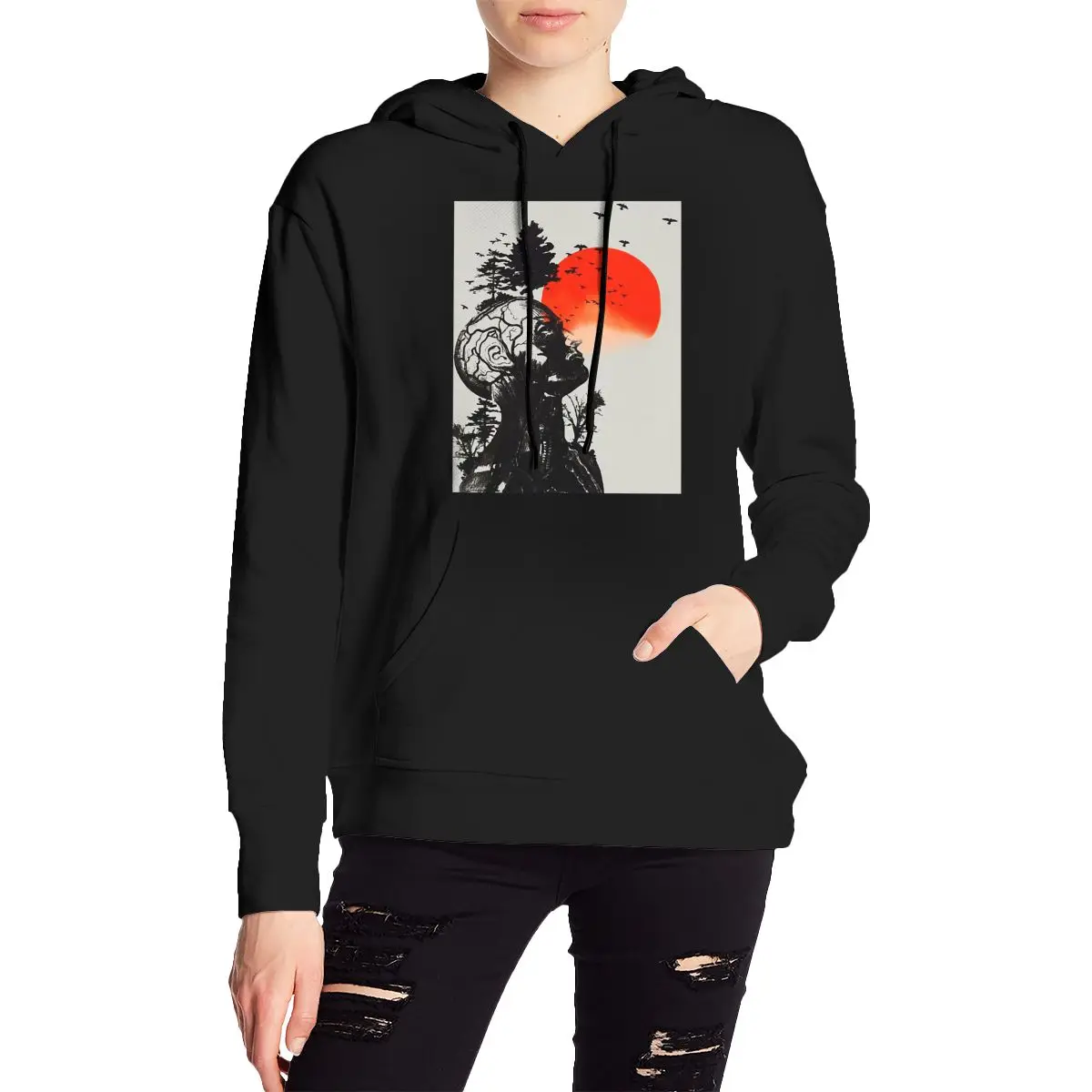 

Hangovers Alans Human Tree для мужчин и женщин толстовки пуловер в стиле Харадзюку осень-зима мужские и женские толстовки для пар топы с длинными рукавами