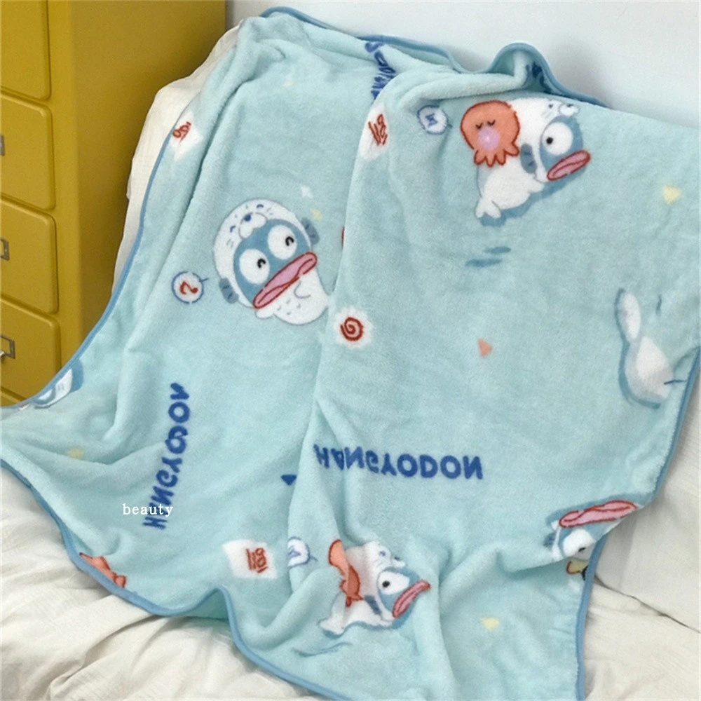 Cute Anime Blanket Lovely Anime Warm Flannel Blanket Pillowcase Japanese style Blanket Bedspread Bedroom Sofa Bed Girl