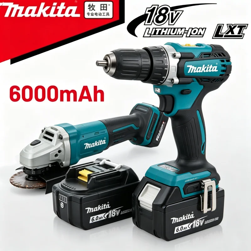 

6Ah 100% Original Makita 18V Battery BL1820B Rechargeable Lithium-Ion Battery for Makita 18V Power Tools Replace the battery