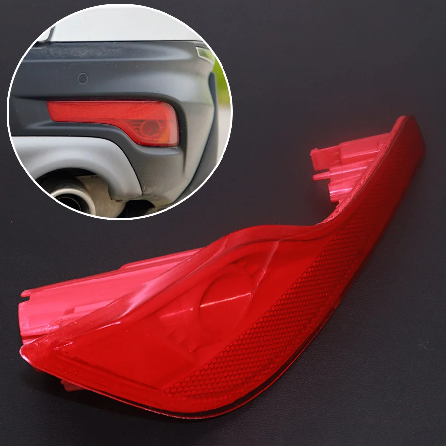 

1Pc Rear Bumper Brake Light Reflector Tail Stop Lamp Cover Fit For HONDA CRV CR-V 2017 2018 2019 Foglight Foglamp