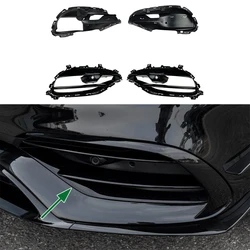 Car Front Bumper Fog Lamps Grille Grill Cover Frame ABS Body Kits For Mercedes-Benz A-Class W176 A45 AMG 2016 2017 2018