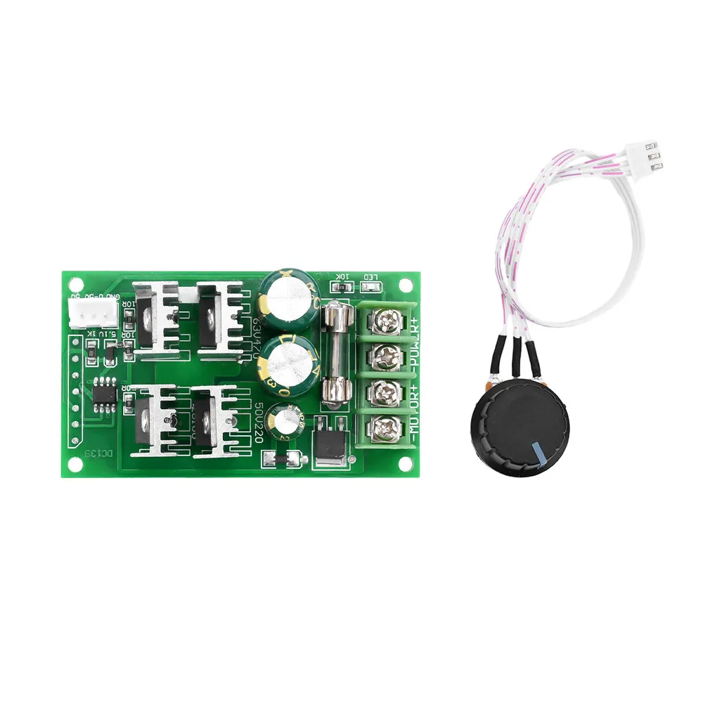6V-60V PWM DC Motor Speed Controller Support PLC 0-5V Analog Input MCU Regulator Board