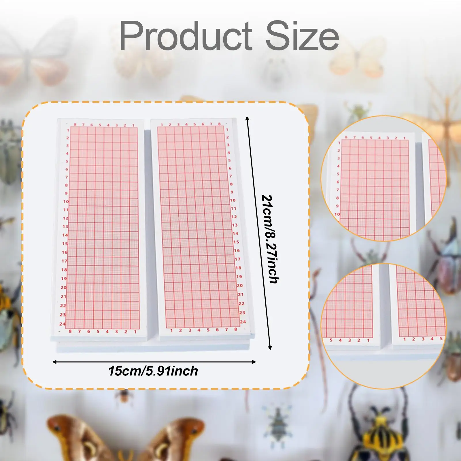 Butterfly Spreading Board Adjustable Spacing, Versatile Educational Toy with Coordinates for Home Learning Show