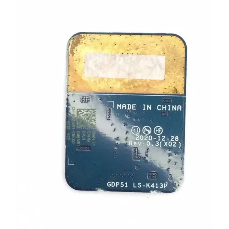 N+ Laptop IO Port Small Board LS-K413P GDP51 Replacement For Dell XPS 15 9510 Precision 5560 Notebook Daughter Board