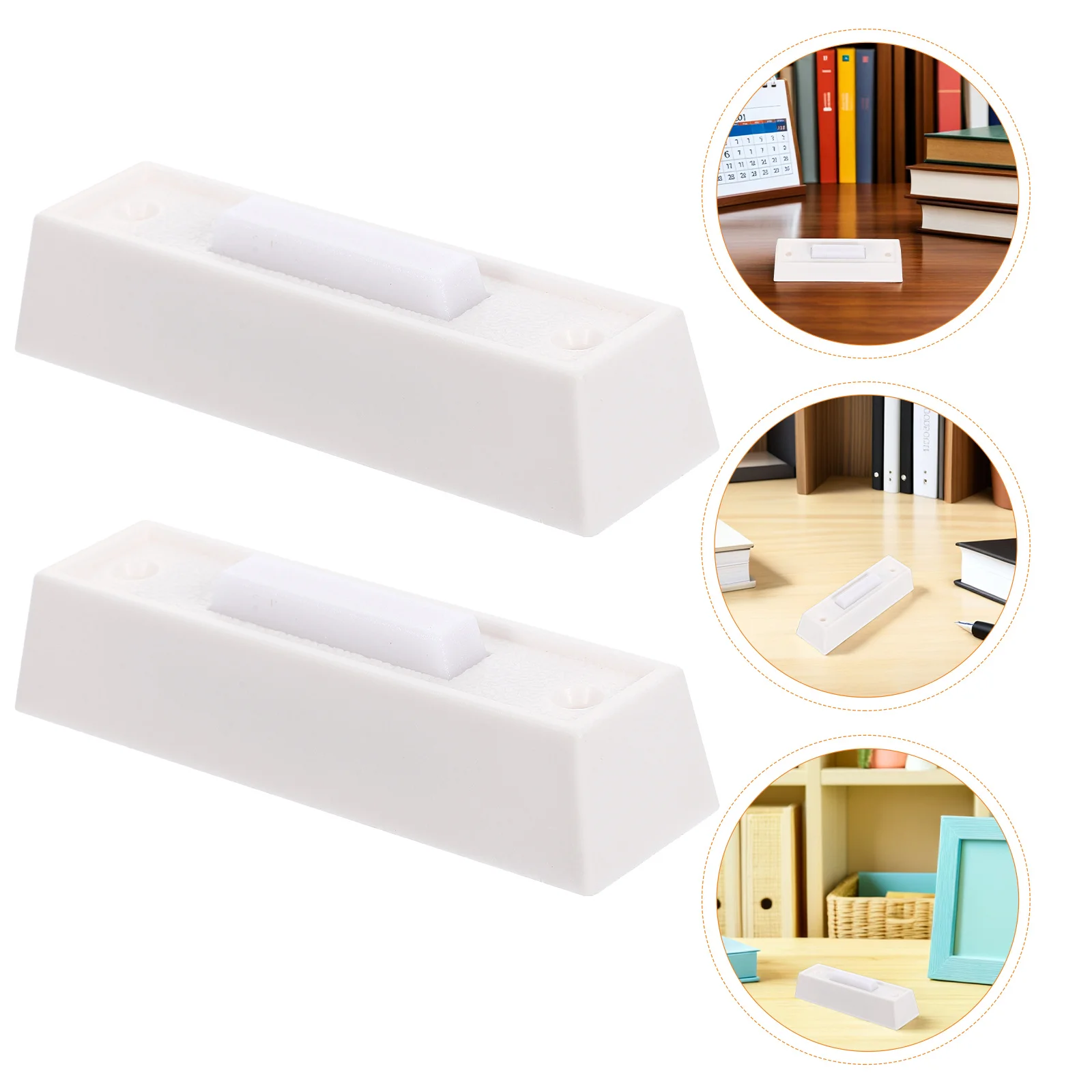 

2Pcs European Door Push Button Classic Design for Garage Door Opener Switch Wall Mounted Entry Doorbell Button