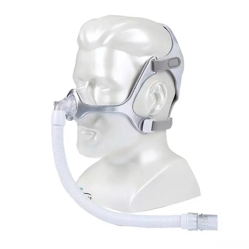 Nasal Pillow CPAP Mask Wisp with Frame Headband Extension Tube  Including 3 Sizes Pads (SM/L/XL) Comfortable Sleep Apnea Therapy