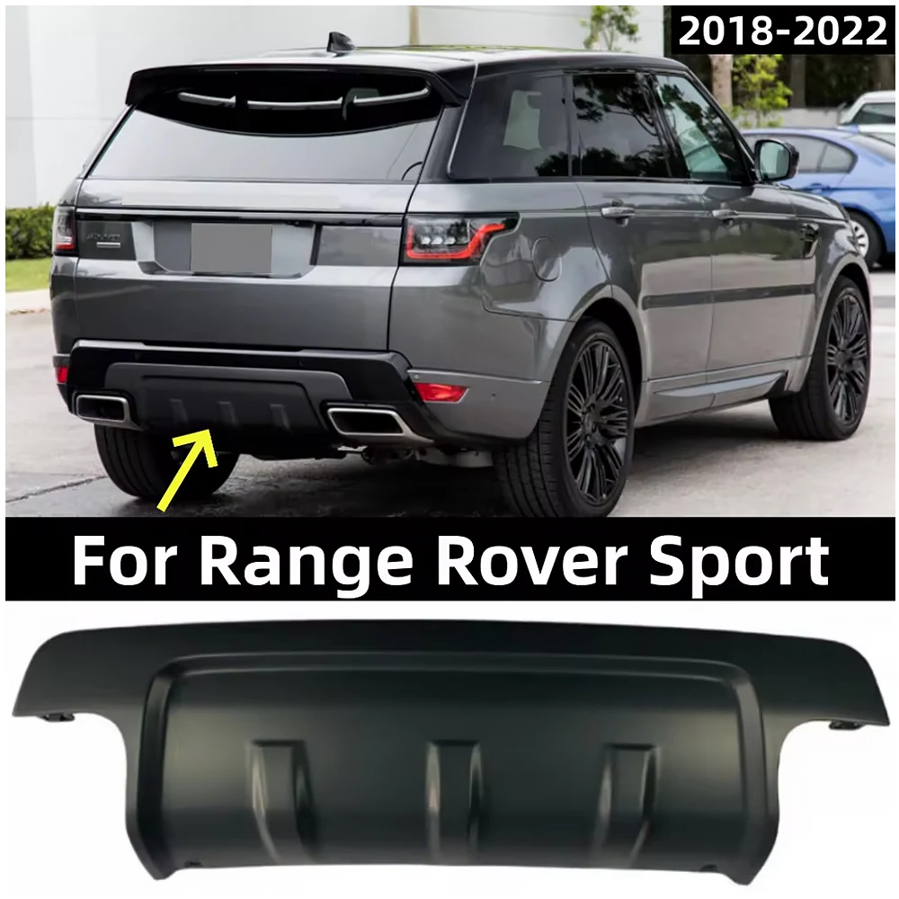 LR105079 Rear Bumper Lower Guard Cover For Land Rover Range Rover Sport 2018-2022 Rear Bumper Bottom Protection Plate