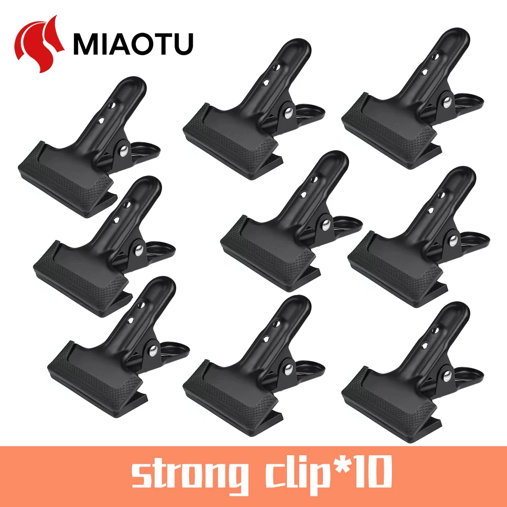 

MIAOTU 4/8/10pcs Photography Studio Background stand holder Clips Backdrop Clamps Pegs Photo Equipment