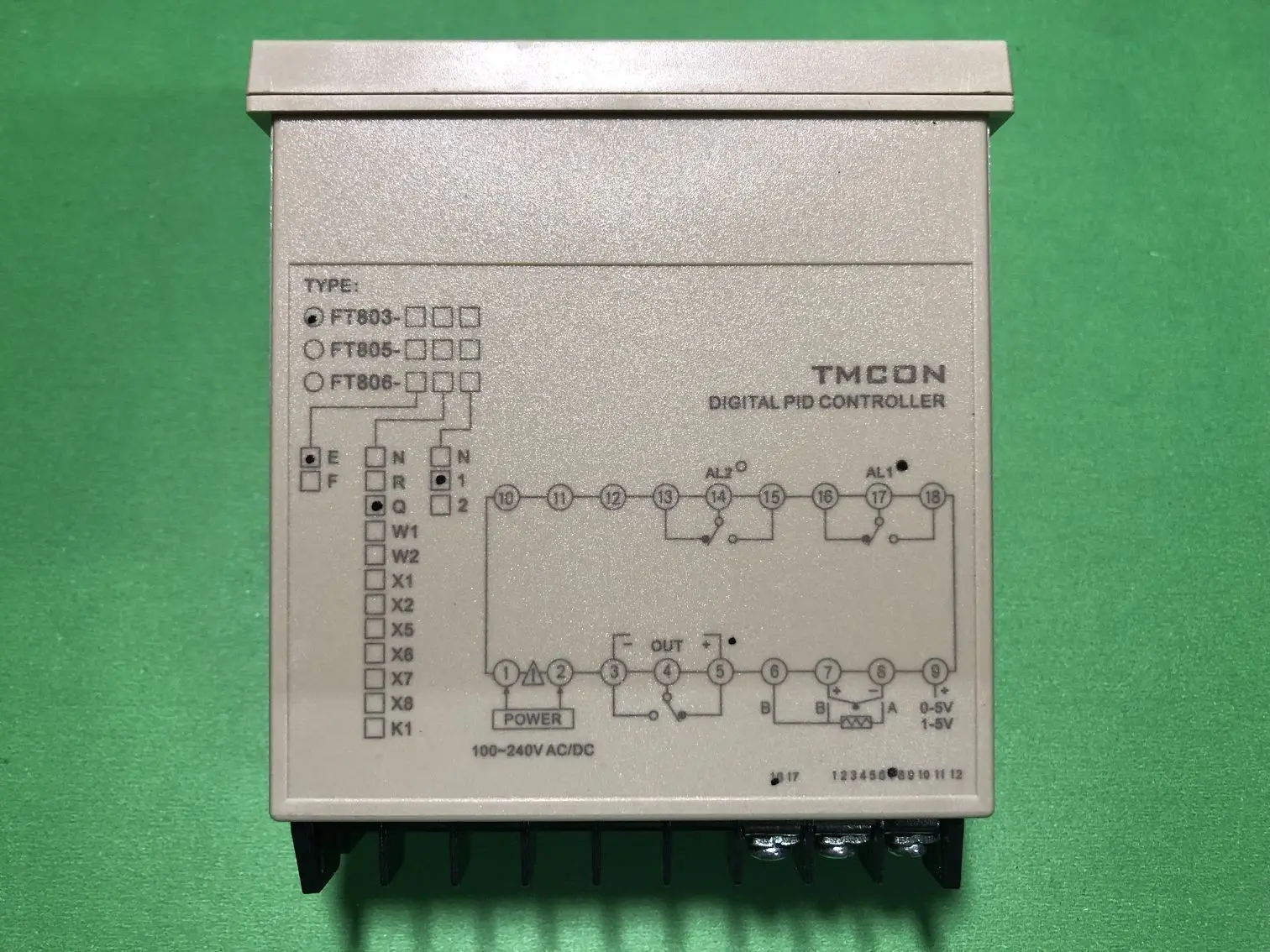 

TMCON temperature control FT800 FT803-D FT803-G FT803-A FT803-E