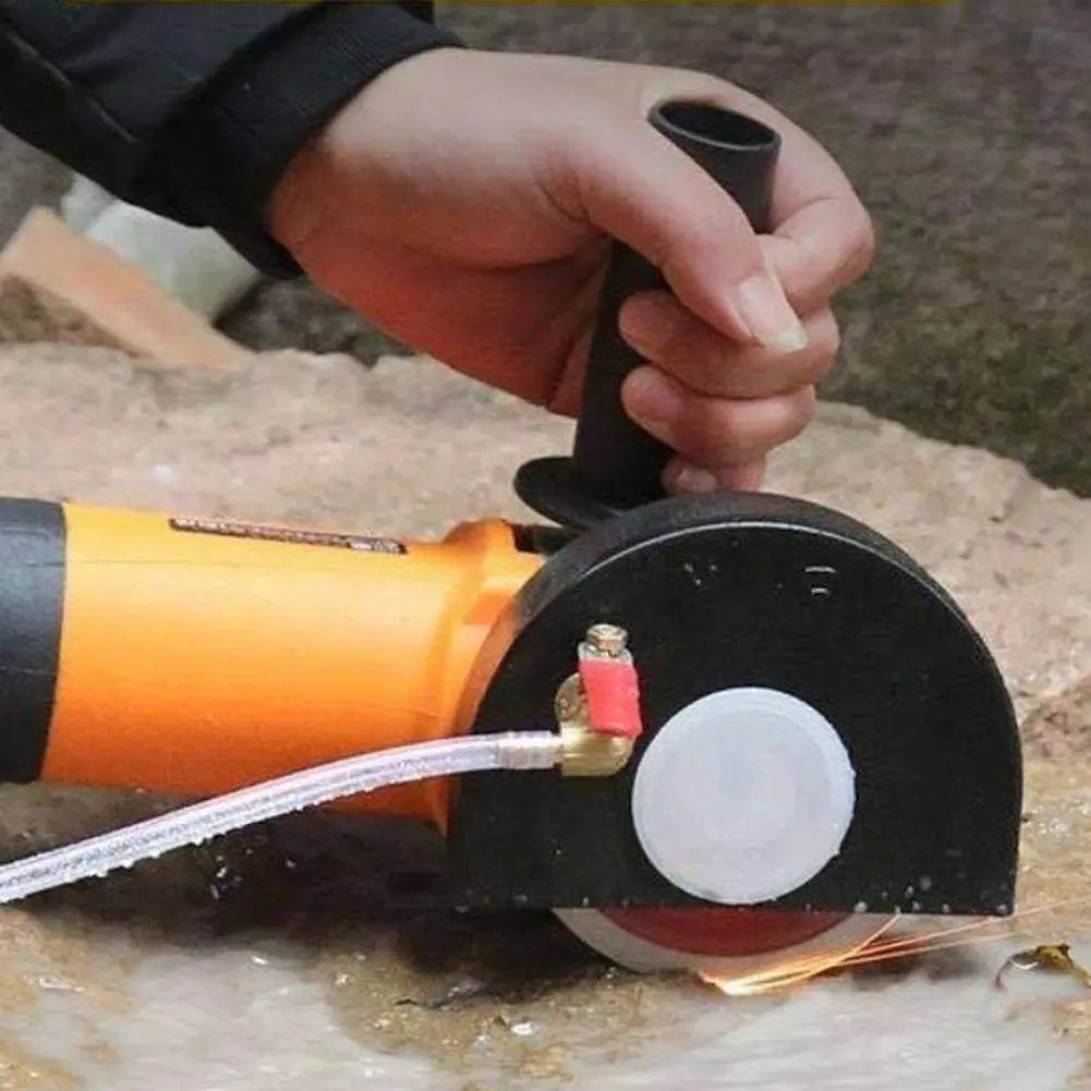 Water-Ready Dust Cover for Angle Grinder Designed to Minimize Dust Inhalation Risk and Maintain Tool Running Efficiency