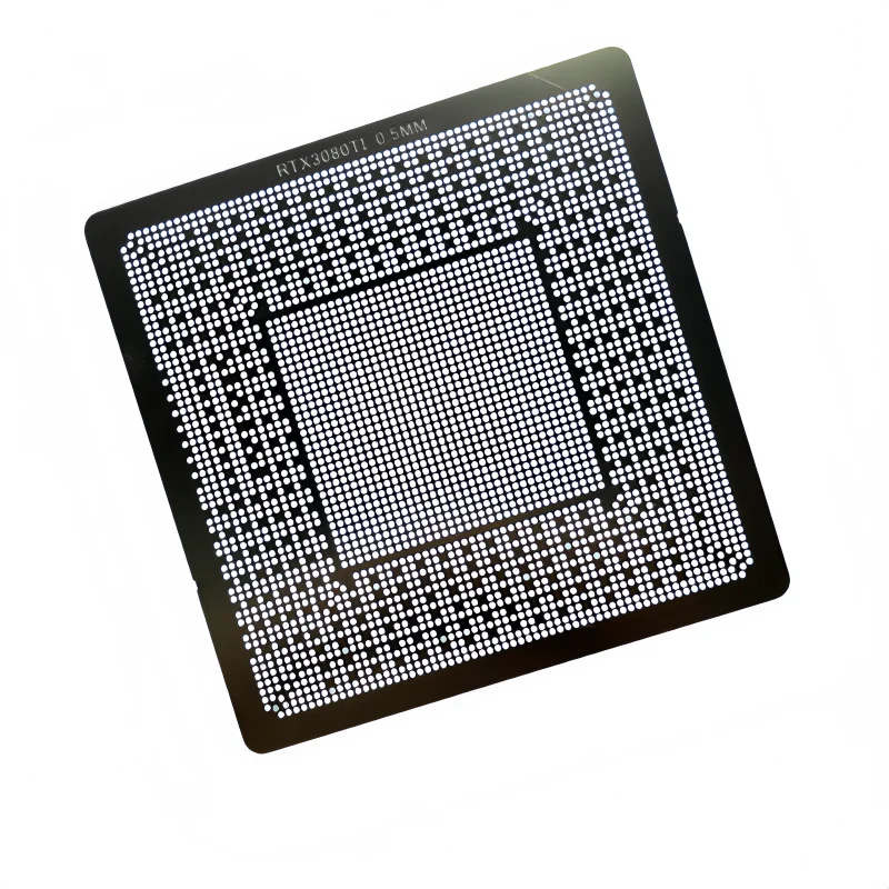 Direct heating 90X90 RTX3080 RTX3090 for RTX A5000 A6000 GA102-890-A1 GA102-350-A1 GA102-220-A1 GA102 BGA GUP Reballing Stencil
