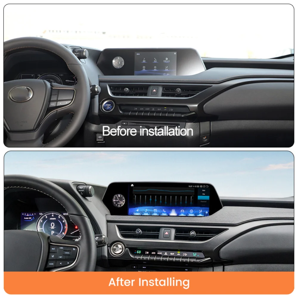 Yoza Carplay Car Radio For Lexus UX200 ZA10 250h 2018-2021 Android11 Touch Screen Multimedia Player Navigation 5GWIFI Gift Tools