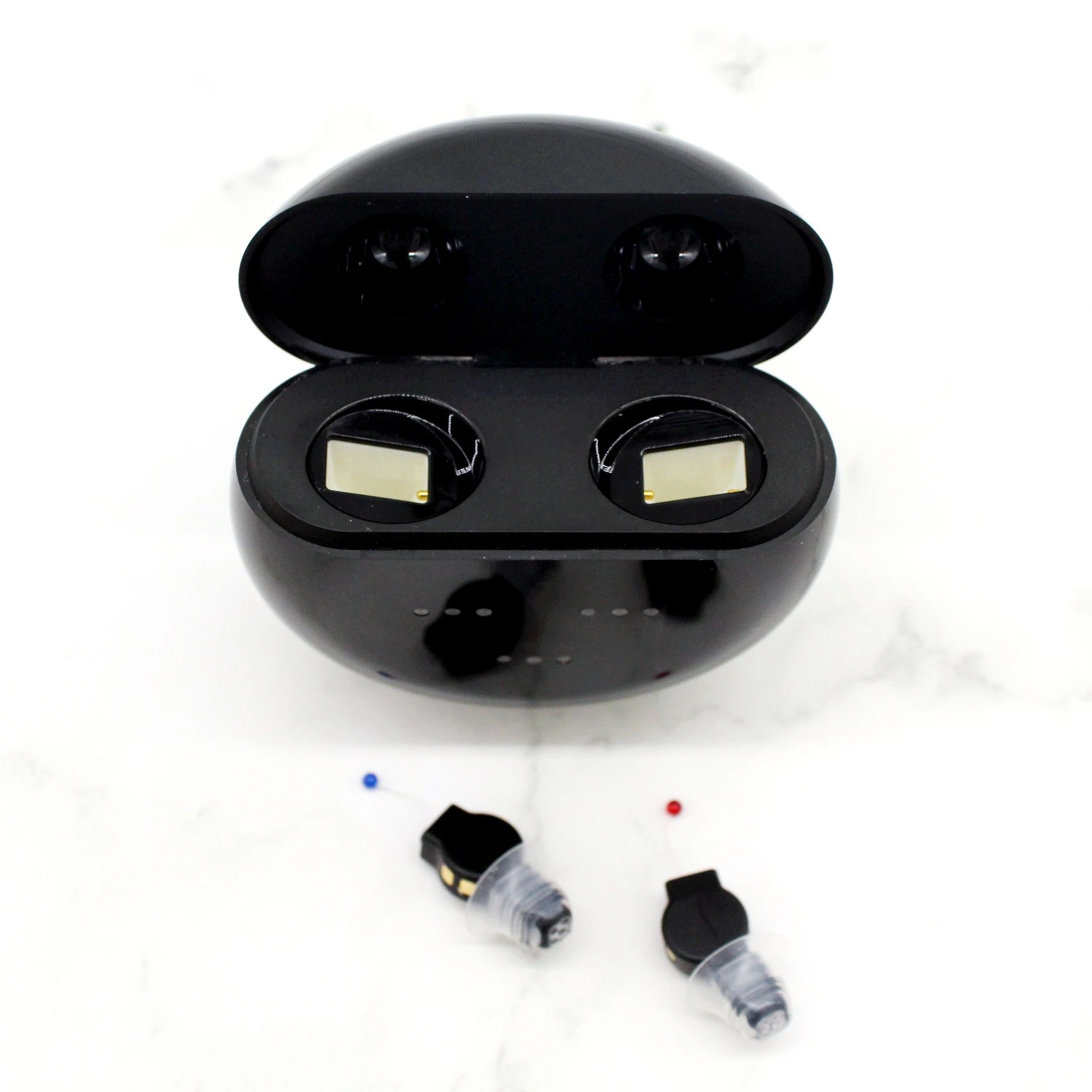

2025 Mini Rechargeable CIC Invisible Hearing Aids Super Invisible 4-Channel Cost Effective 1 Year Warranty For Deaf Elderly New